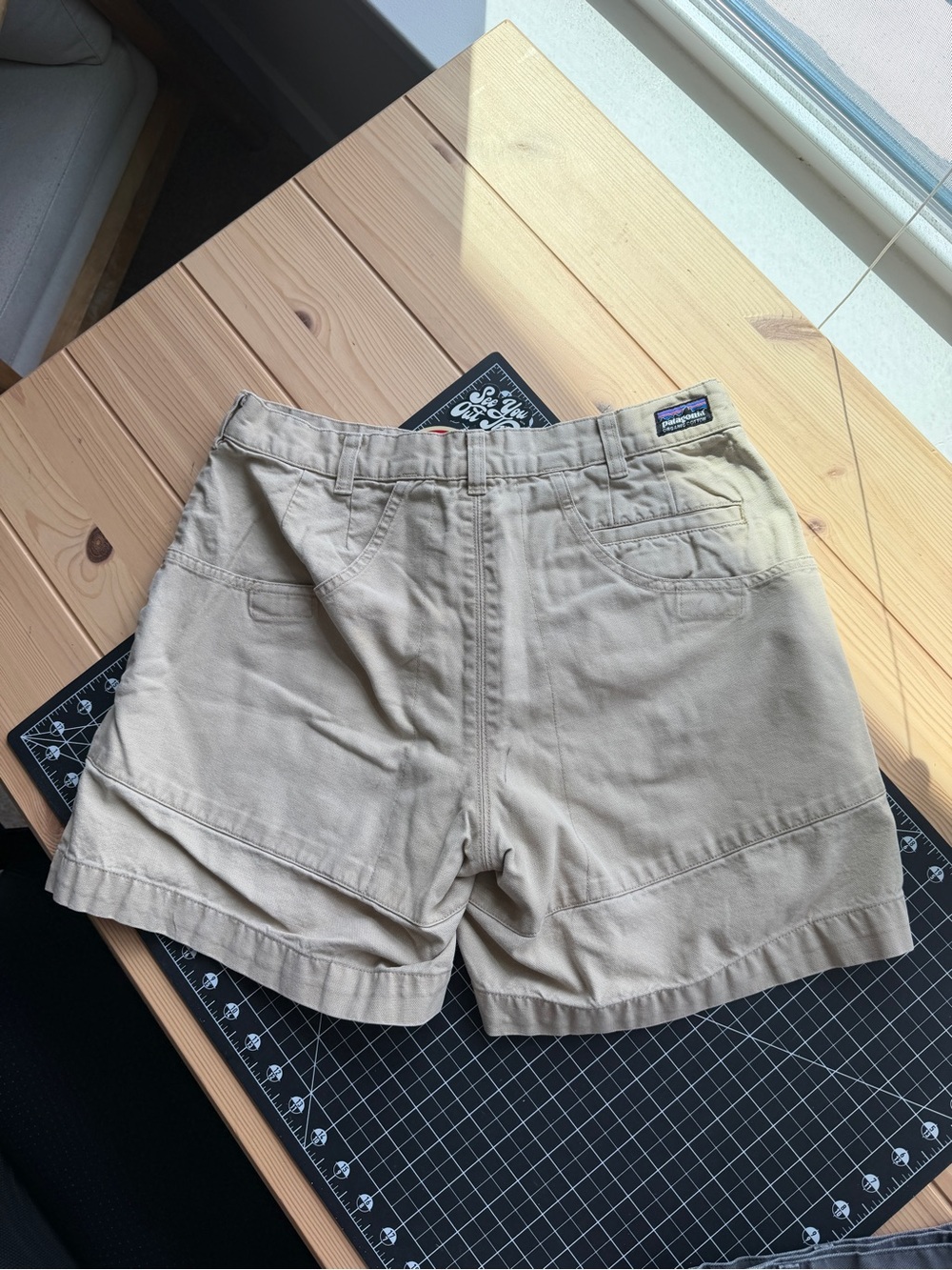 Patagonia Beige Flat-Front Men's Shorts